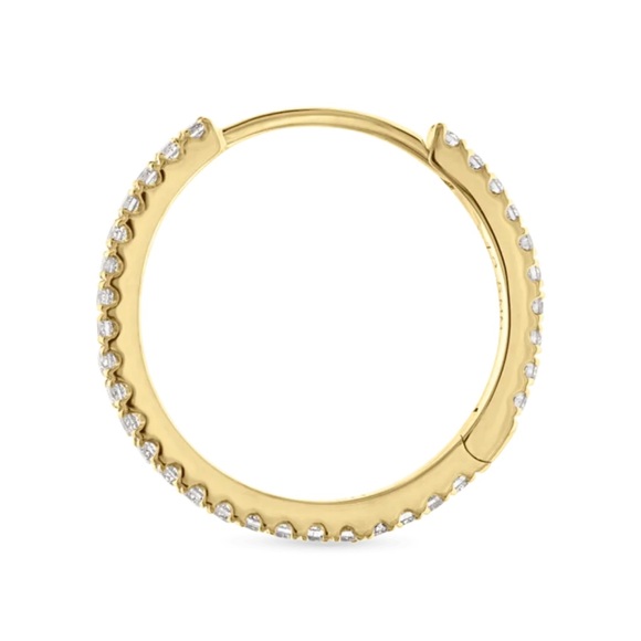 NIB Maria Tash Diamond Eternity Hoop Earring - Picture 2 of 10